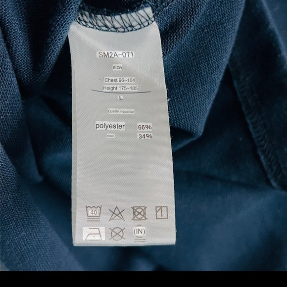 Japanese LogosDays Navy Midweight Chilling Bear Tee Large - Picture 5 of 7